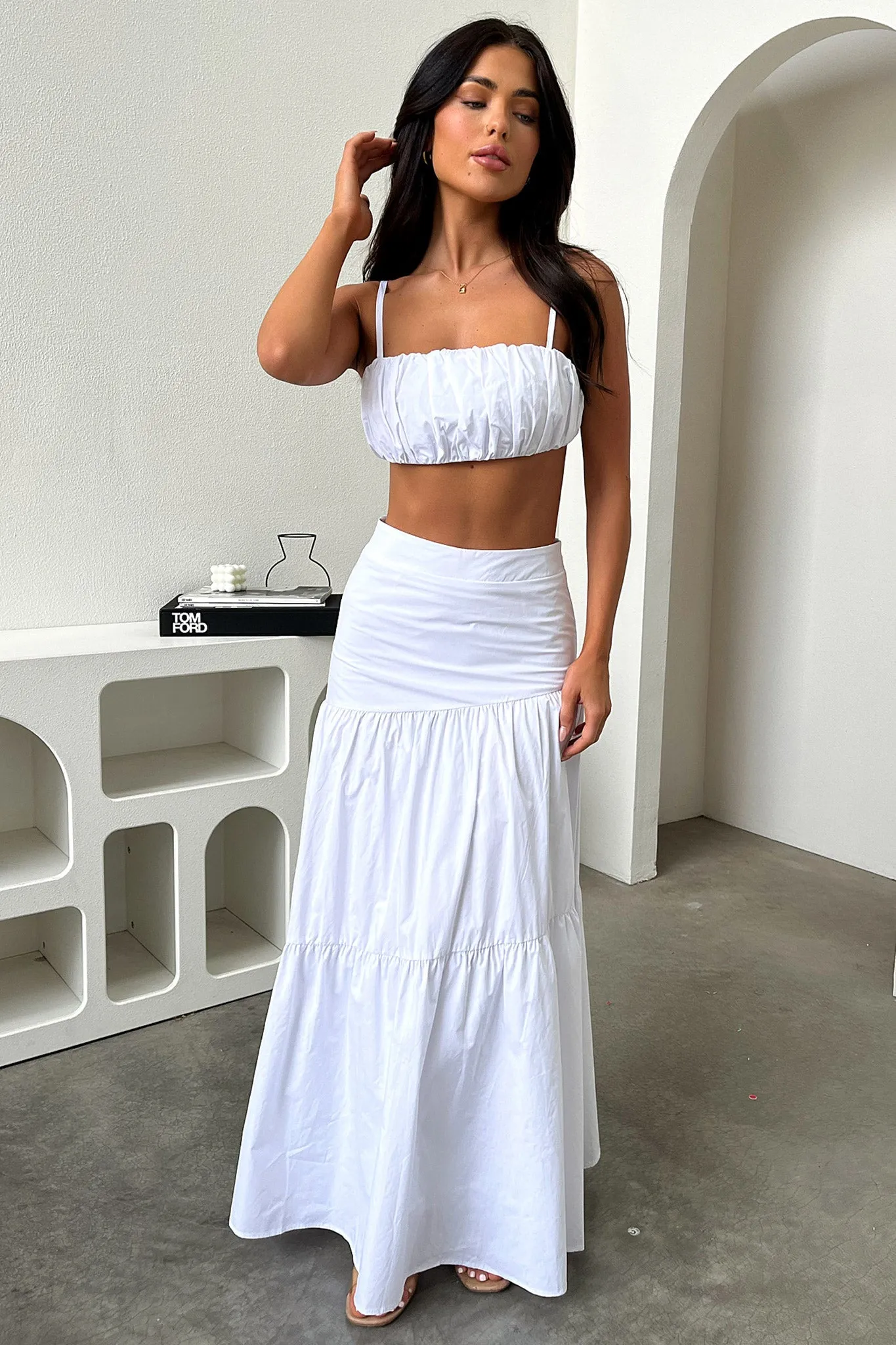 Lateisha Crop - White sold by Thats So Fetch product image thumbnail 4