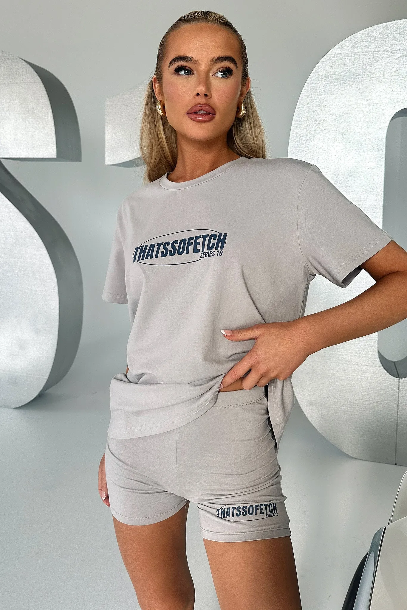 Series 10 Oversized Tee - Grey sold by Thats So Fetch