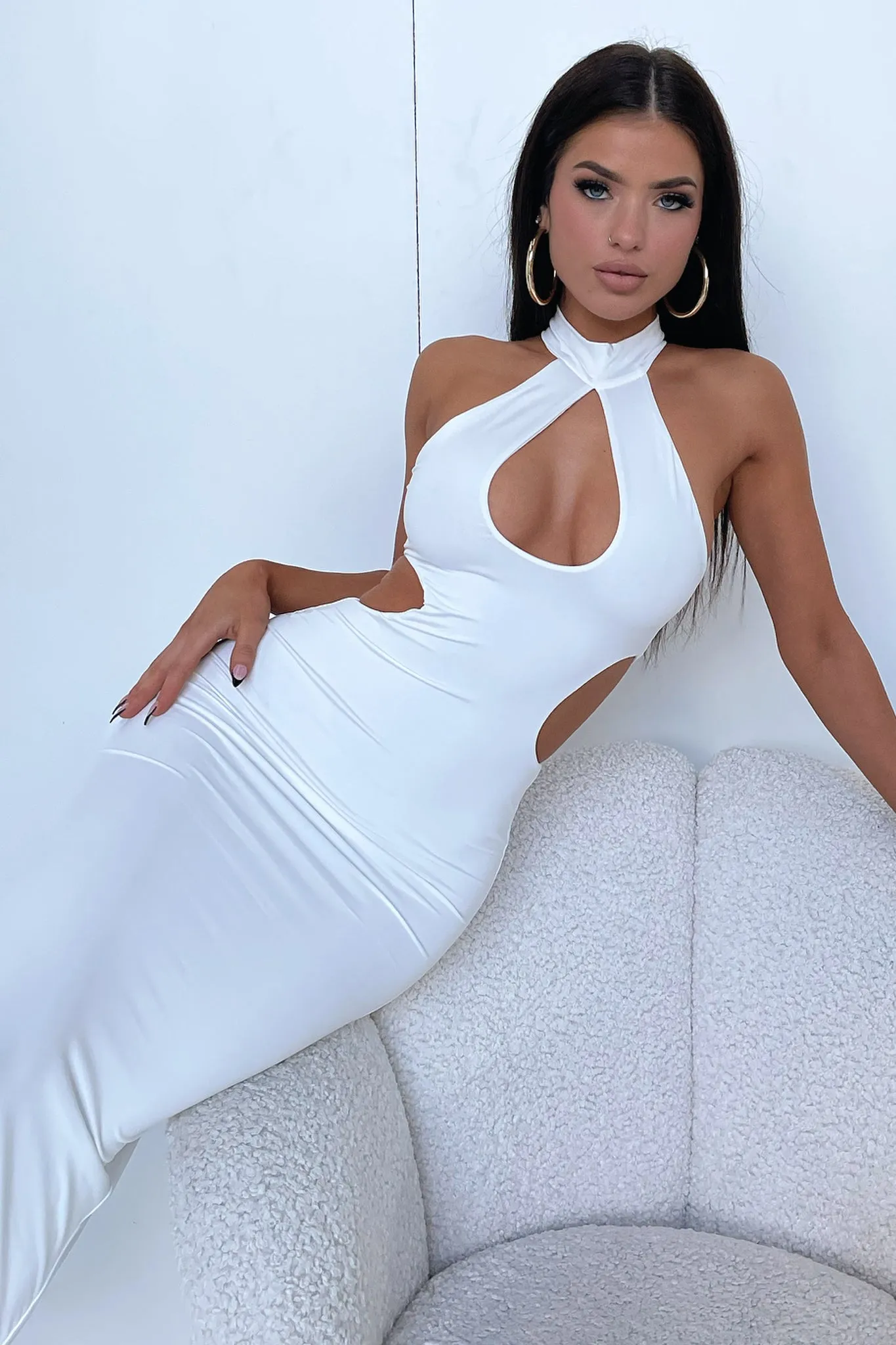 Gianna Maxi Dress - White sold by Thats So Fetch