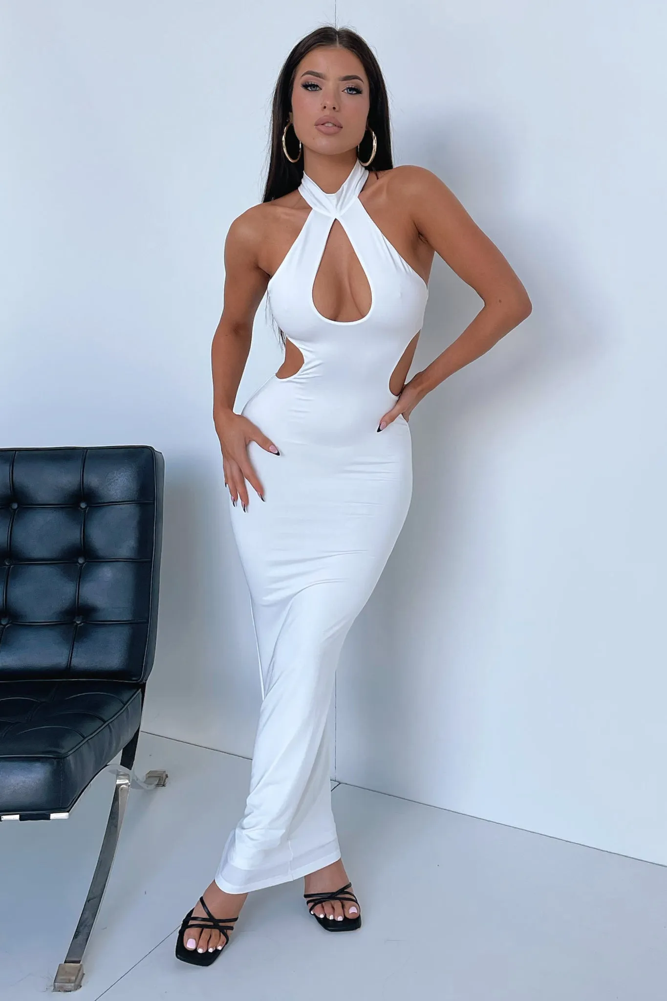 Gianna Maxi Dress - White sold by Thats So Fetch product image thumbnail 4