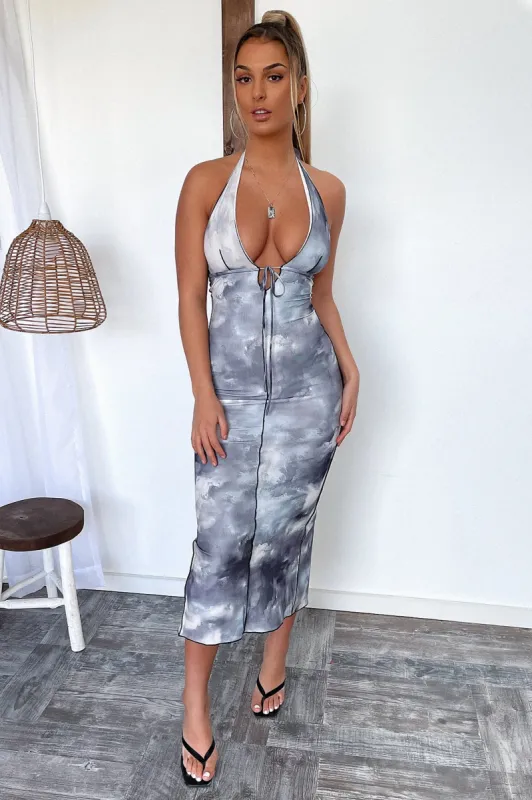 Athea Maxi Dress - Grey sold by Thats So Fetch
