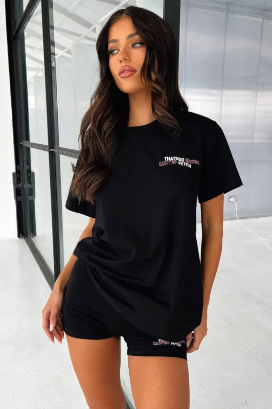 Limited Edition Oversized Tee - Black sold by Thats So Fetch
