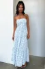 Hailey Maxi Dress - Blue Floral sold by Thats So Fetch