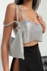 Talia Diamond Bag - Silver sold by Thats So Fetch