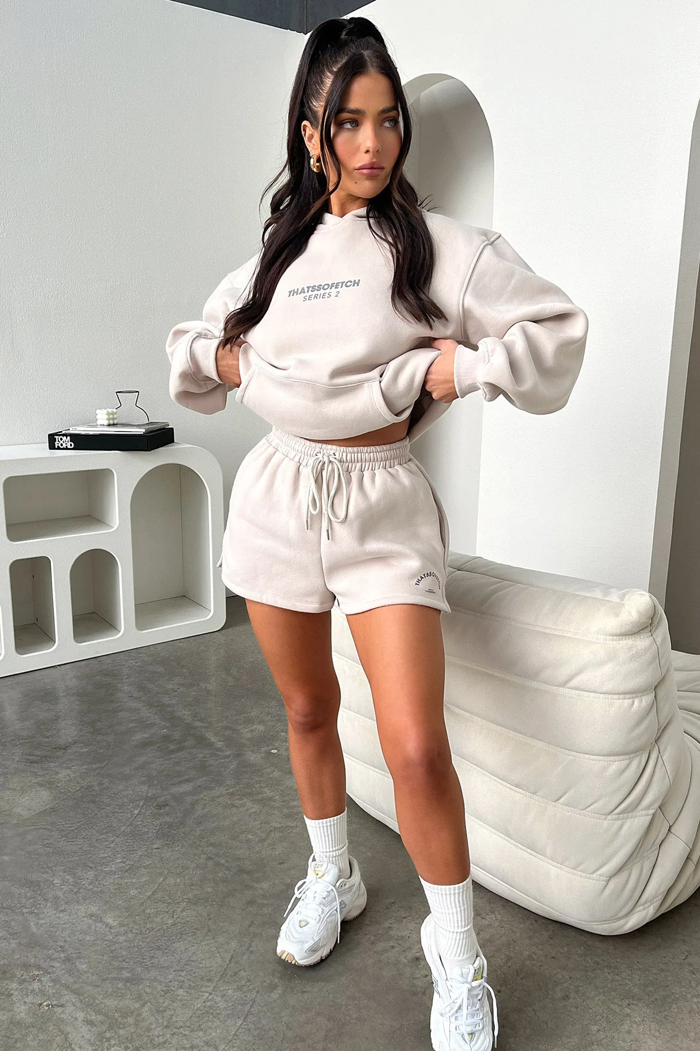 Series 2 Hoodie - Beige sold by Thats So Fetch product image thumbnail 3