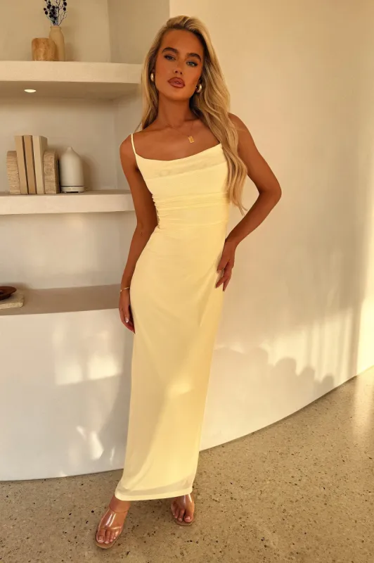 Nadine Maxi Dress - Yellow sold by Thats So Fetch