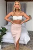 Karlie Knit Skirt - Blush sold by Thats So Fetch