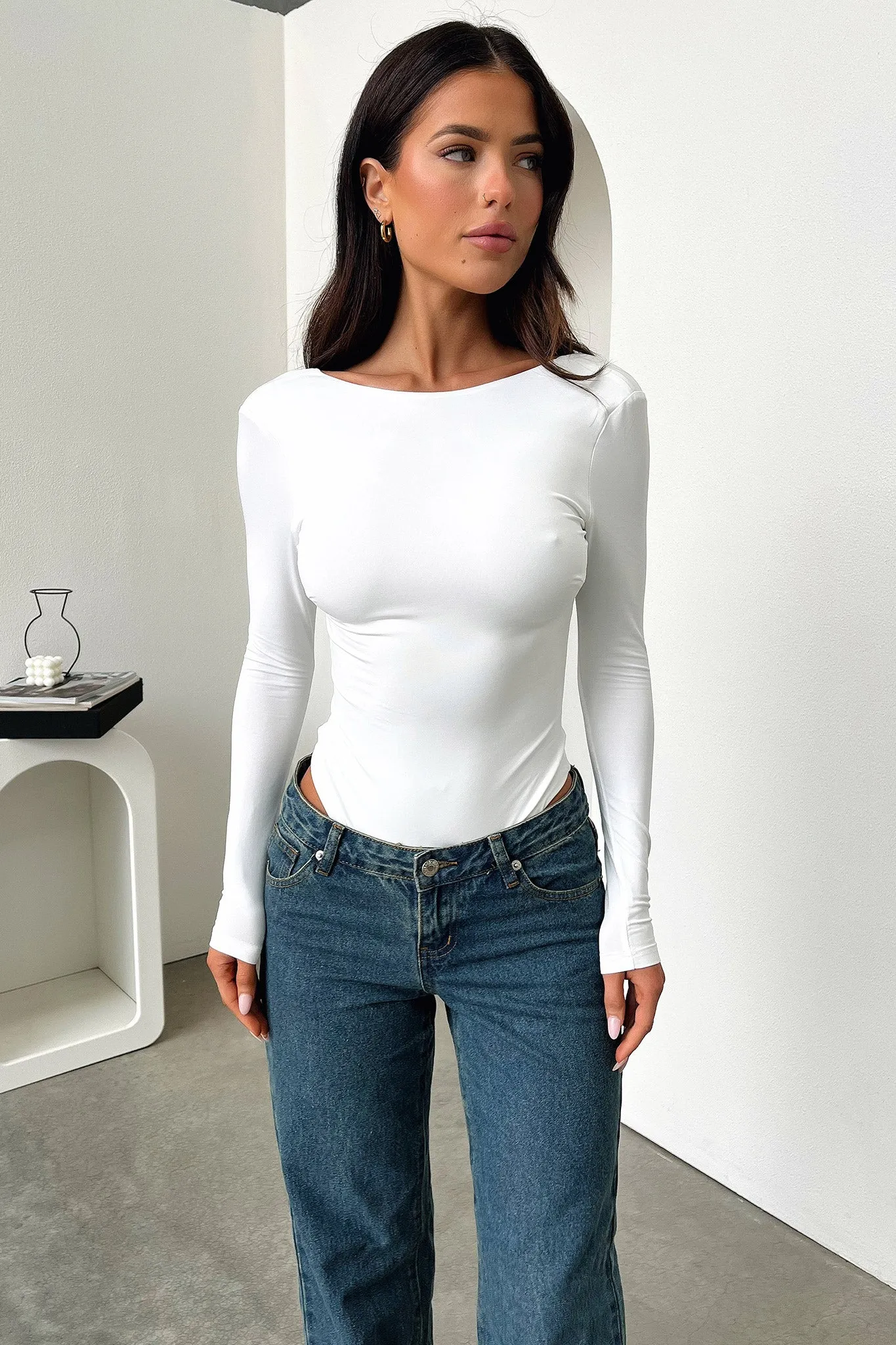 Eve Bodysuit - White sold by Thats So Fetch product image thumbnail 3