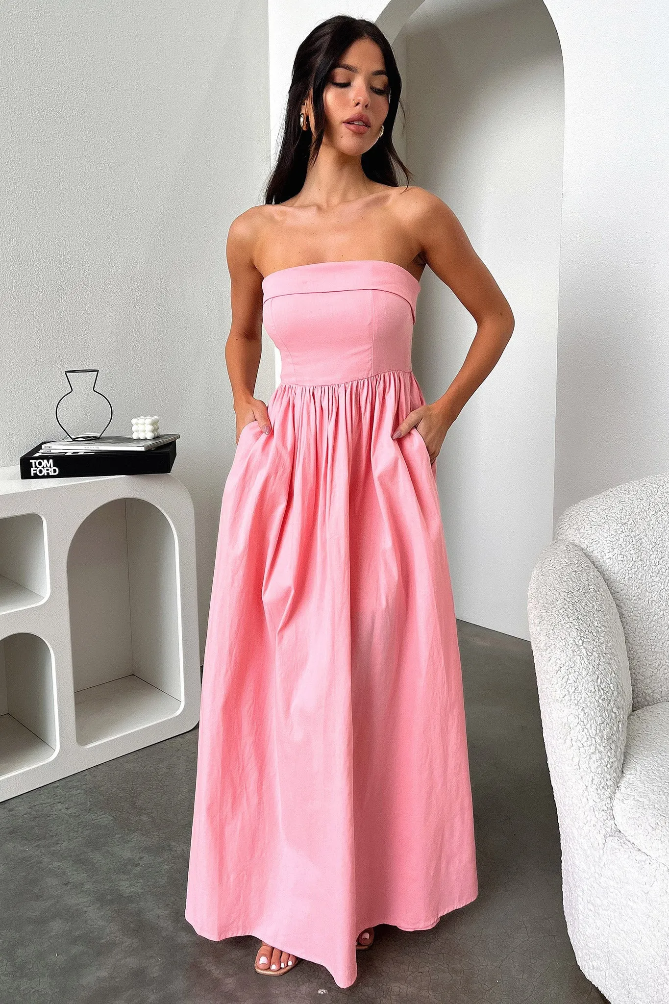 Cornell Maxi Dress - Pink sold by Thats So Fetch product image thumbnail 2