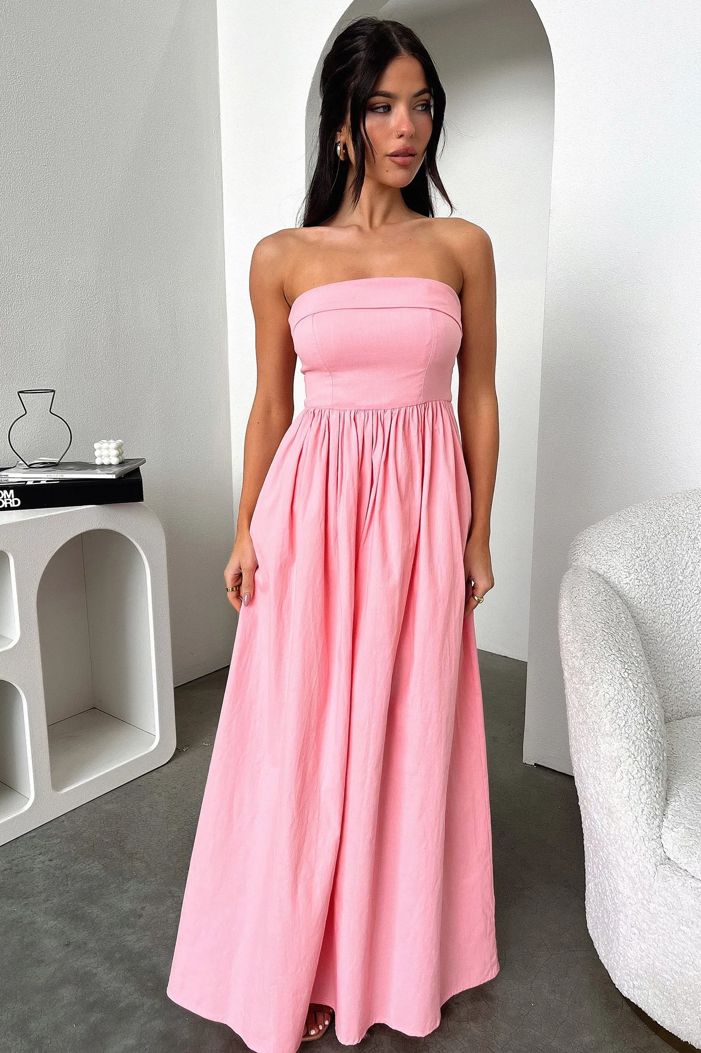 Cornell Maxi Dress - Pink sold by Thats So Fetch product image thumbnail 3