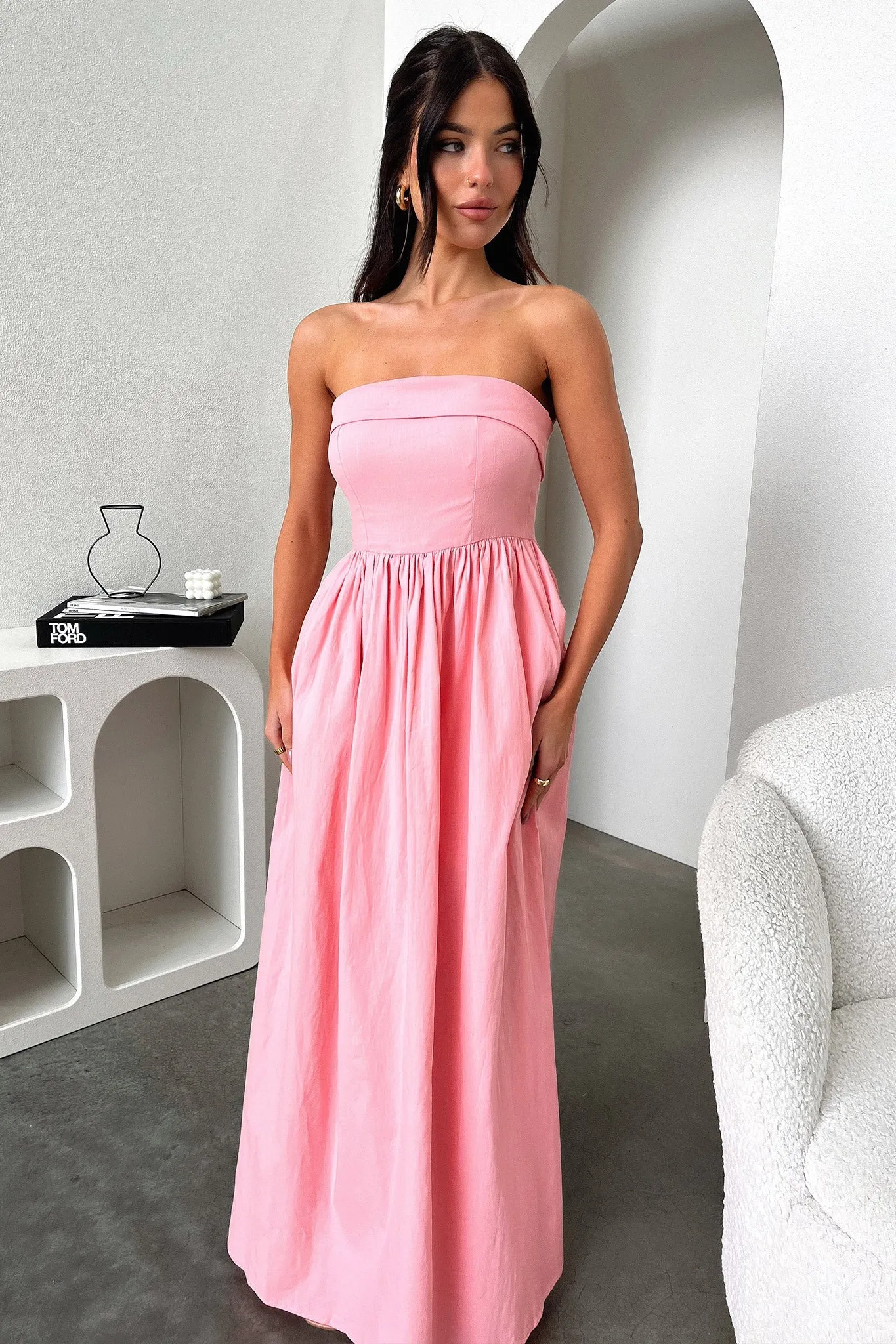 Cornell Maxi Dress - Pink sold by Thats So Fetch product image thumbnail 4