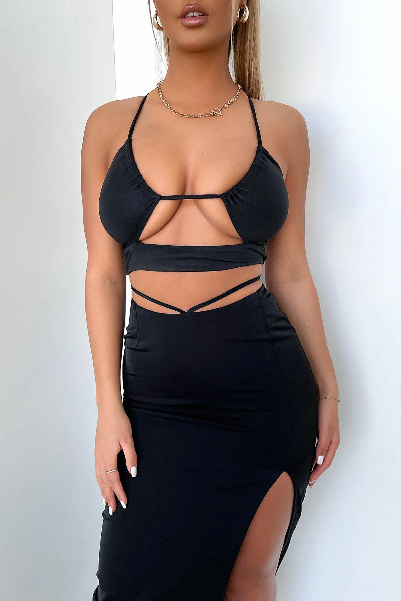 Risk Midi Skirt - Black sold by Thats So Fetch product image thumbnail 2