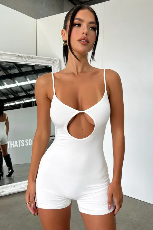 Annica Playsuit - White sold by Thats So Fetch