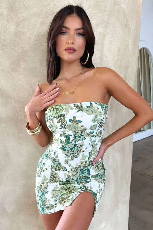 Charms Dress - Green Floral sold by Thats So Fetch