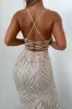 Narissa Maxi Dress - Gold Sequin sold by Thats So Fetch