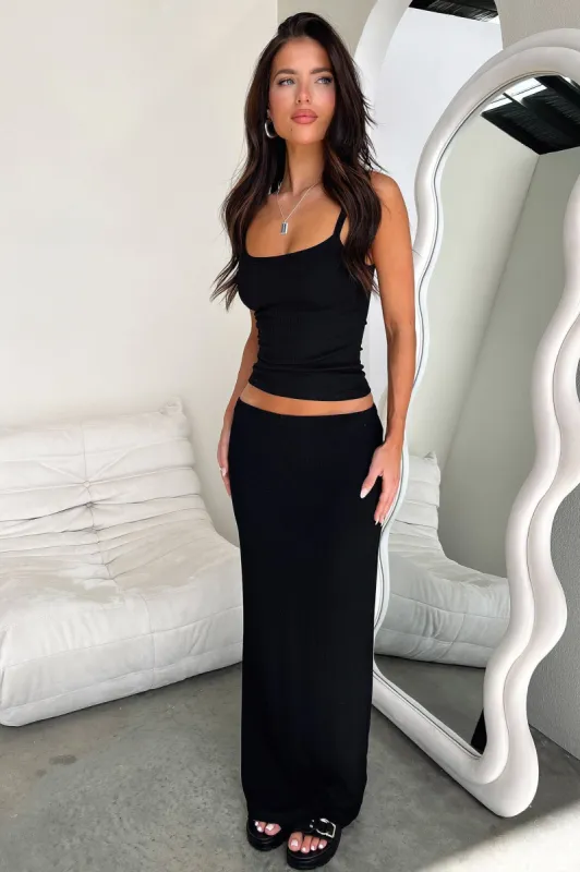 Fern Maxi Skirt - Black sold by Thats So Fetch