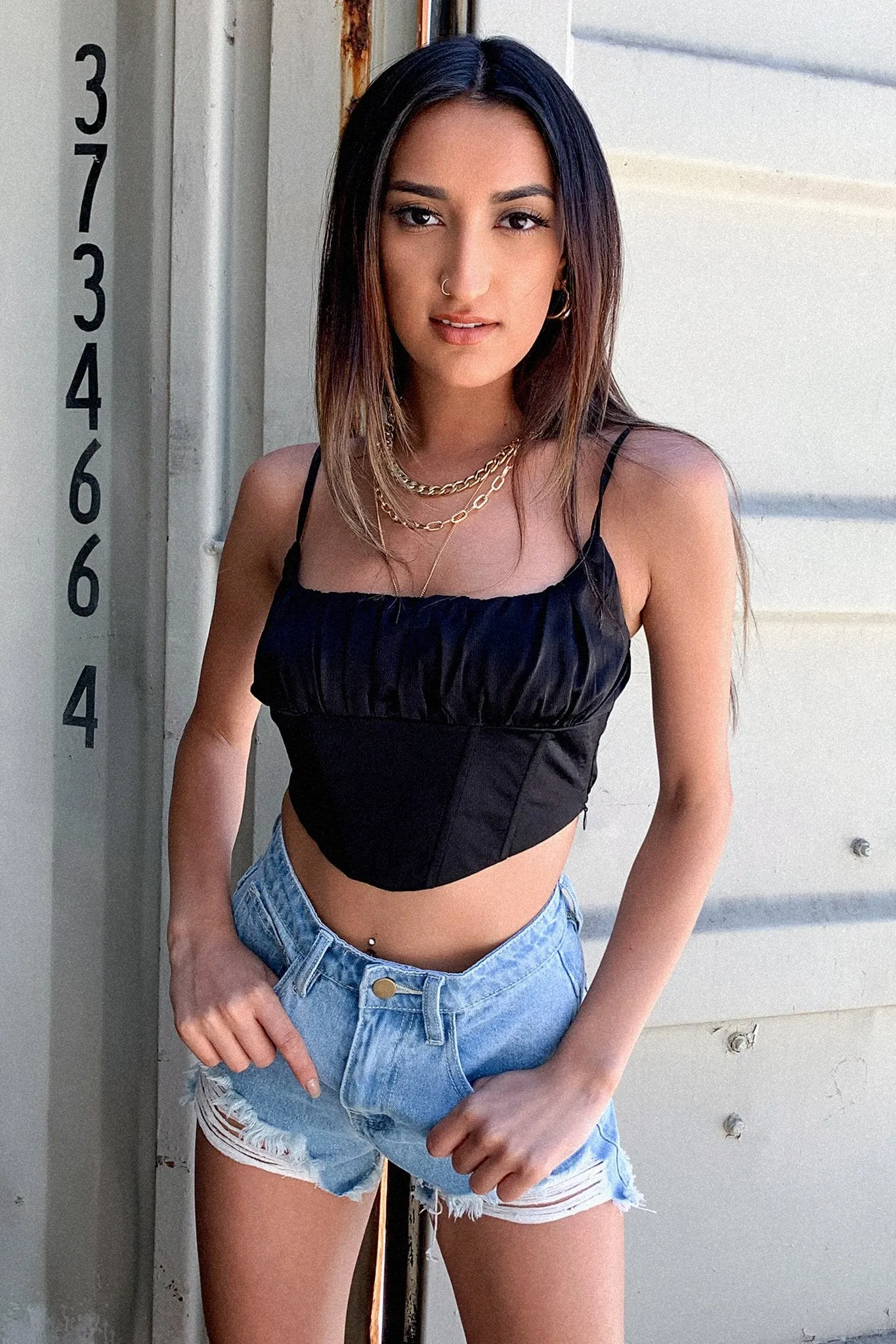 Miles Crop - Black sold by Thats So Fetch