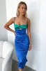 Krista Midi Dress - Blue sold by Thats So Fetch