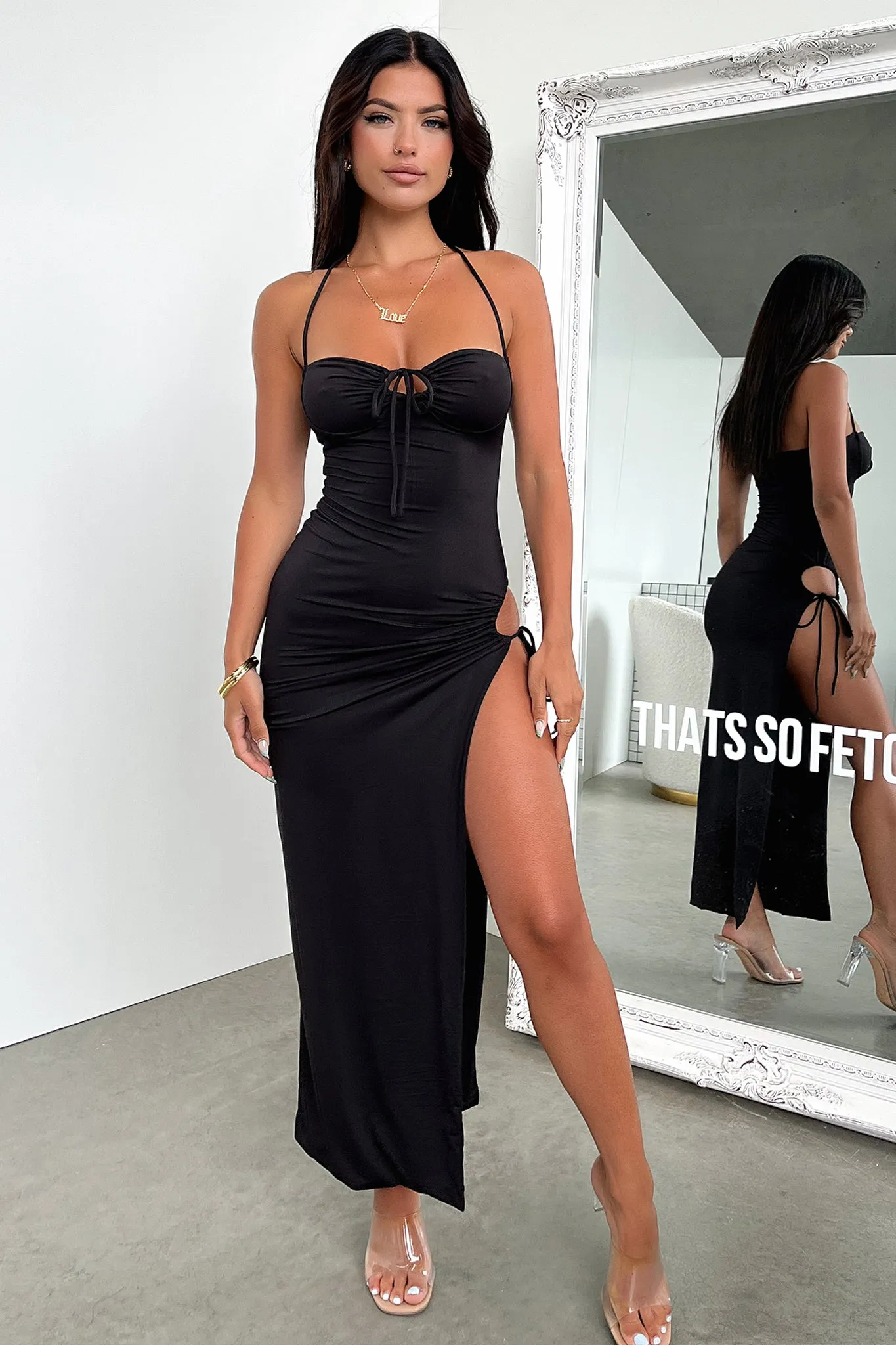 Imana Maxi Dress - Black sold by Thats So Fetch product image thumbnail 5