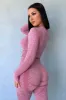 TSF Fox Long Sleeve Crop - Pink sold by Thats So Fetch
