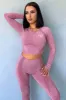 TSF Fox Long Sleeve Crop - Pink sold by Thats So Fetch