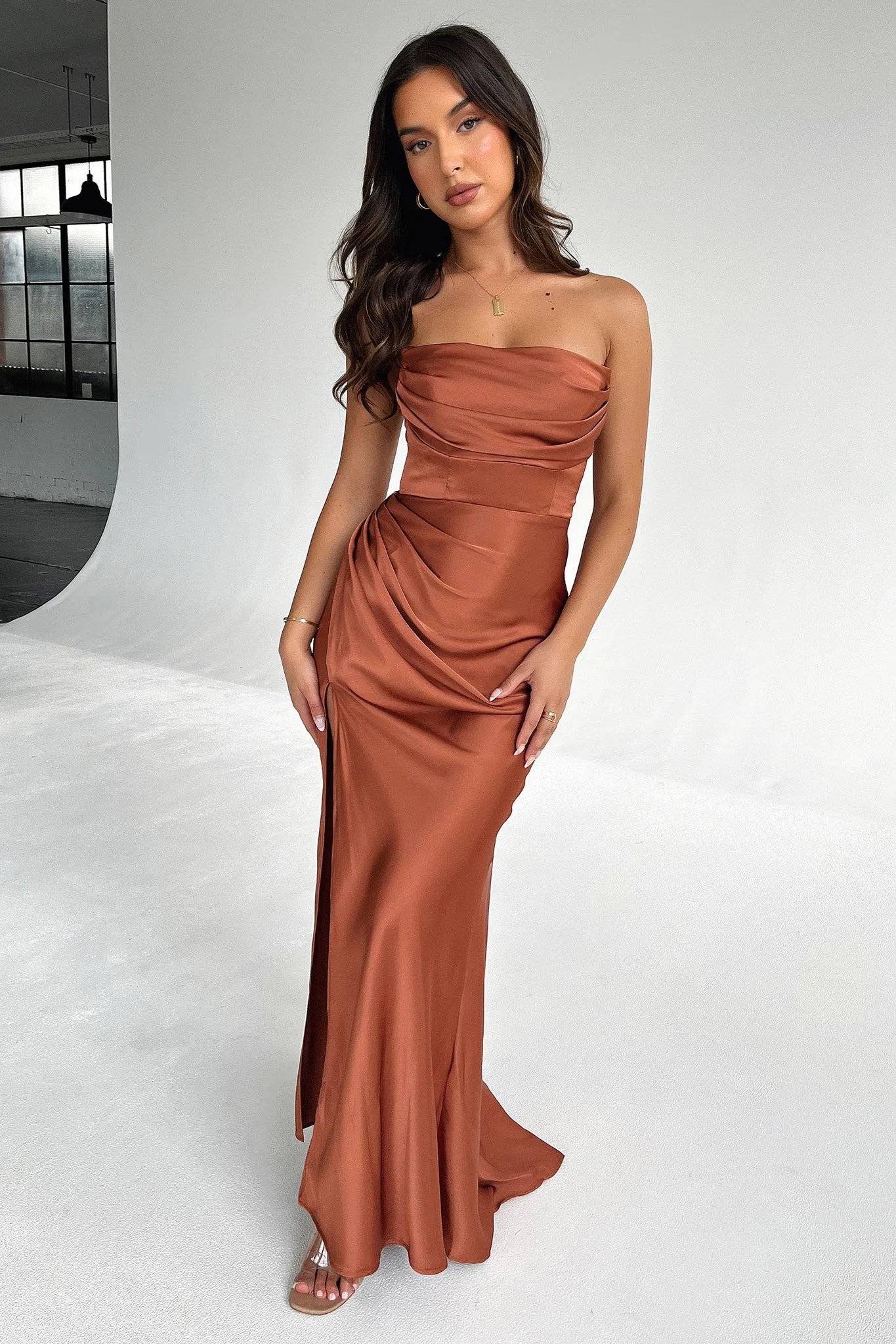 Lola Maxi Dress - Rust sold by Thats So Fetch