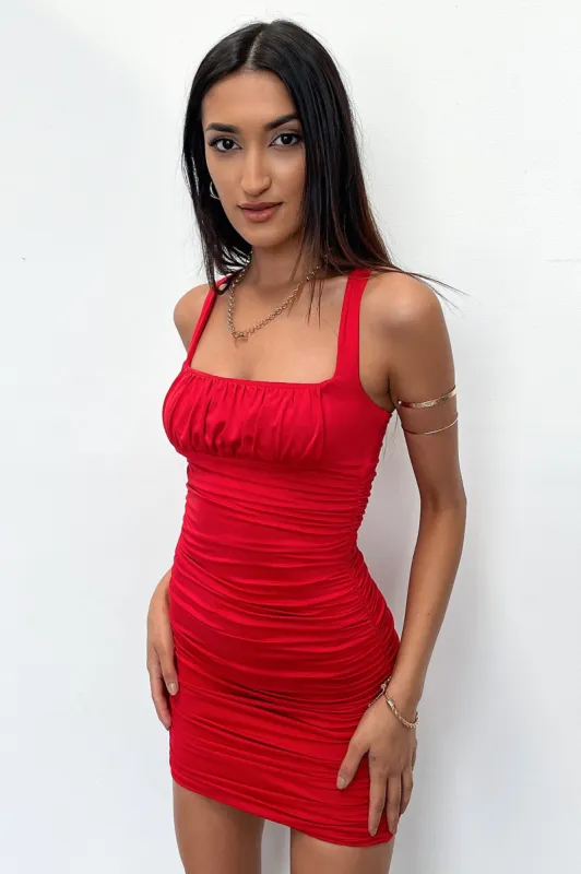 Autum Dress - Red sold by Thats So Fetch