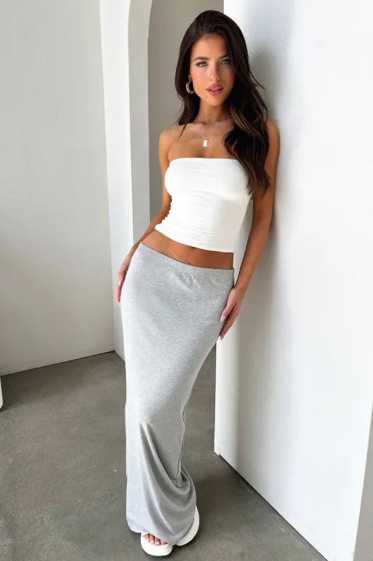 Fern Maxi Skirt - Grey sold by Thats So Fetch