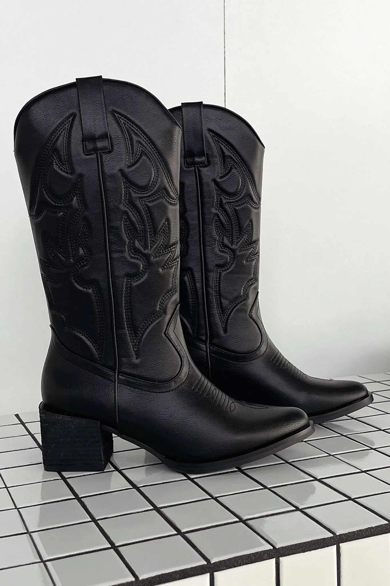 Jagger Cowboy Boots - Black sold by Thats So Fetch product image thumbnail 4