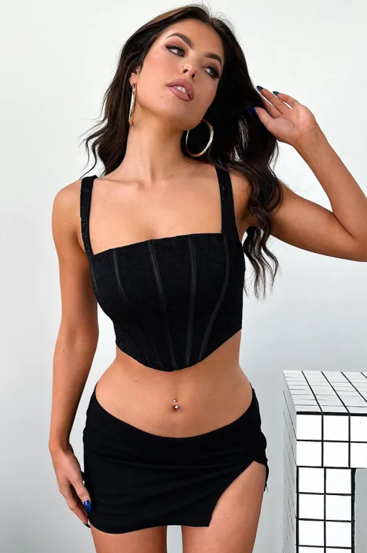 Kaesha Bustier - Black sold by Thats So Fetch