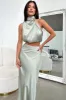 Santorini Maxi Skirt - Sage sold by Thats So Fetch