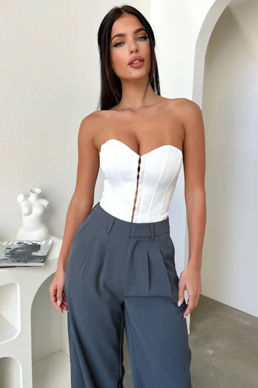 Melika Corset - White sold by Thats So Fetch