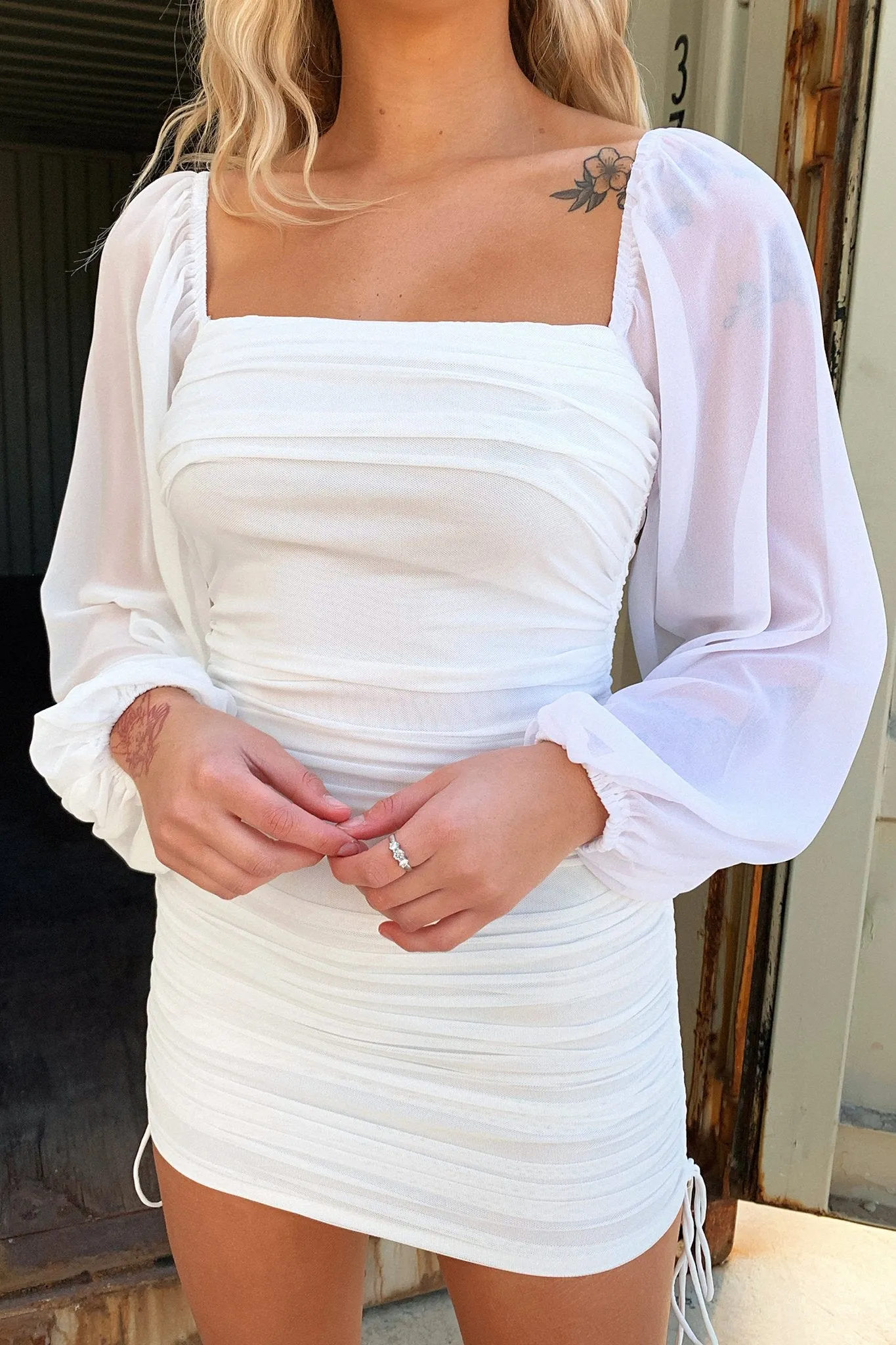 Lorde Dress - White sold by Thats So Fetch product image thumbnail 5