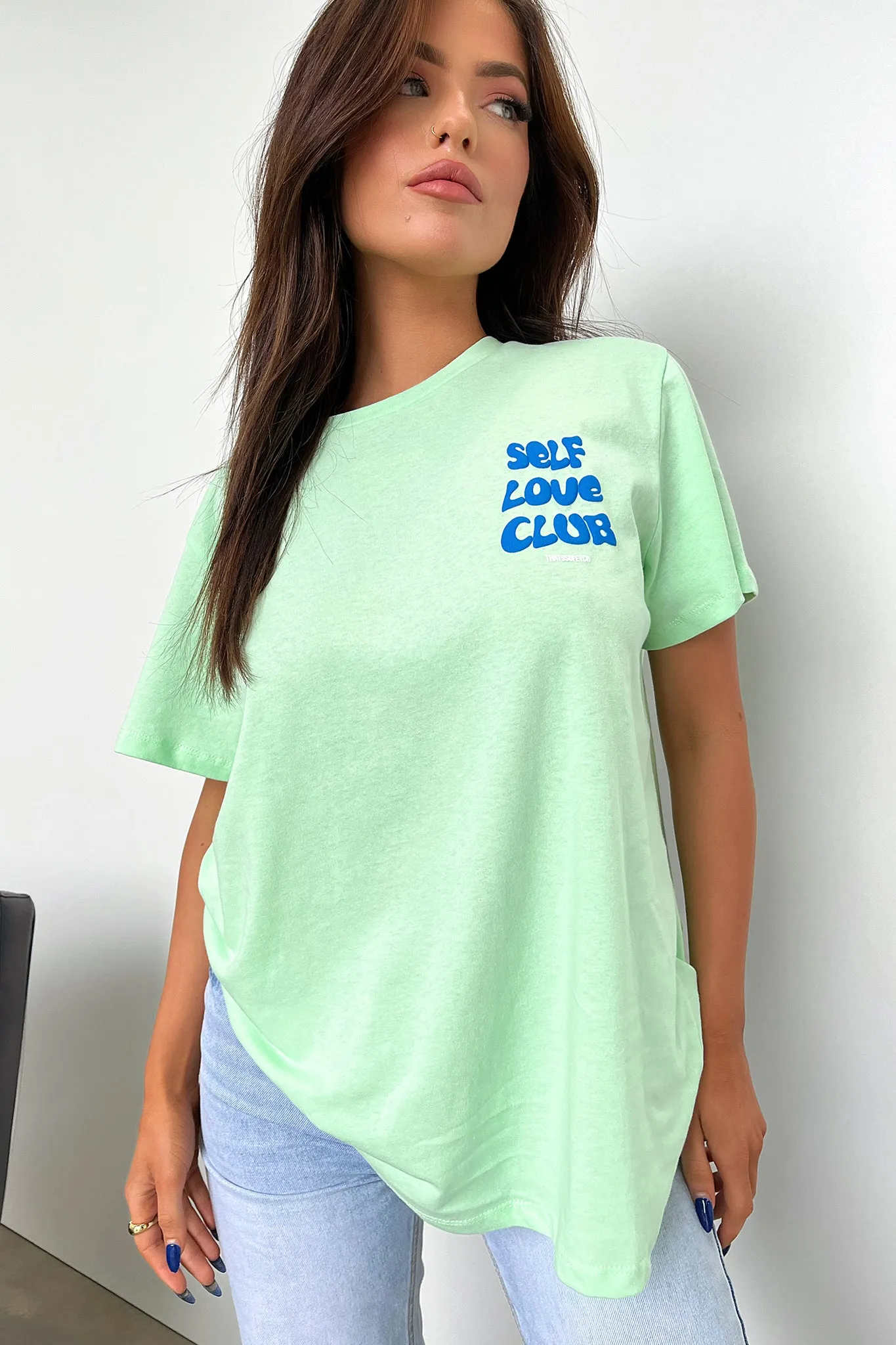 Self Love Tee - Green sold by Thats So Fetch product image thumbnail 4