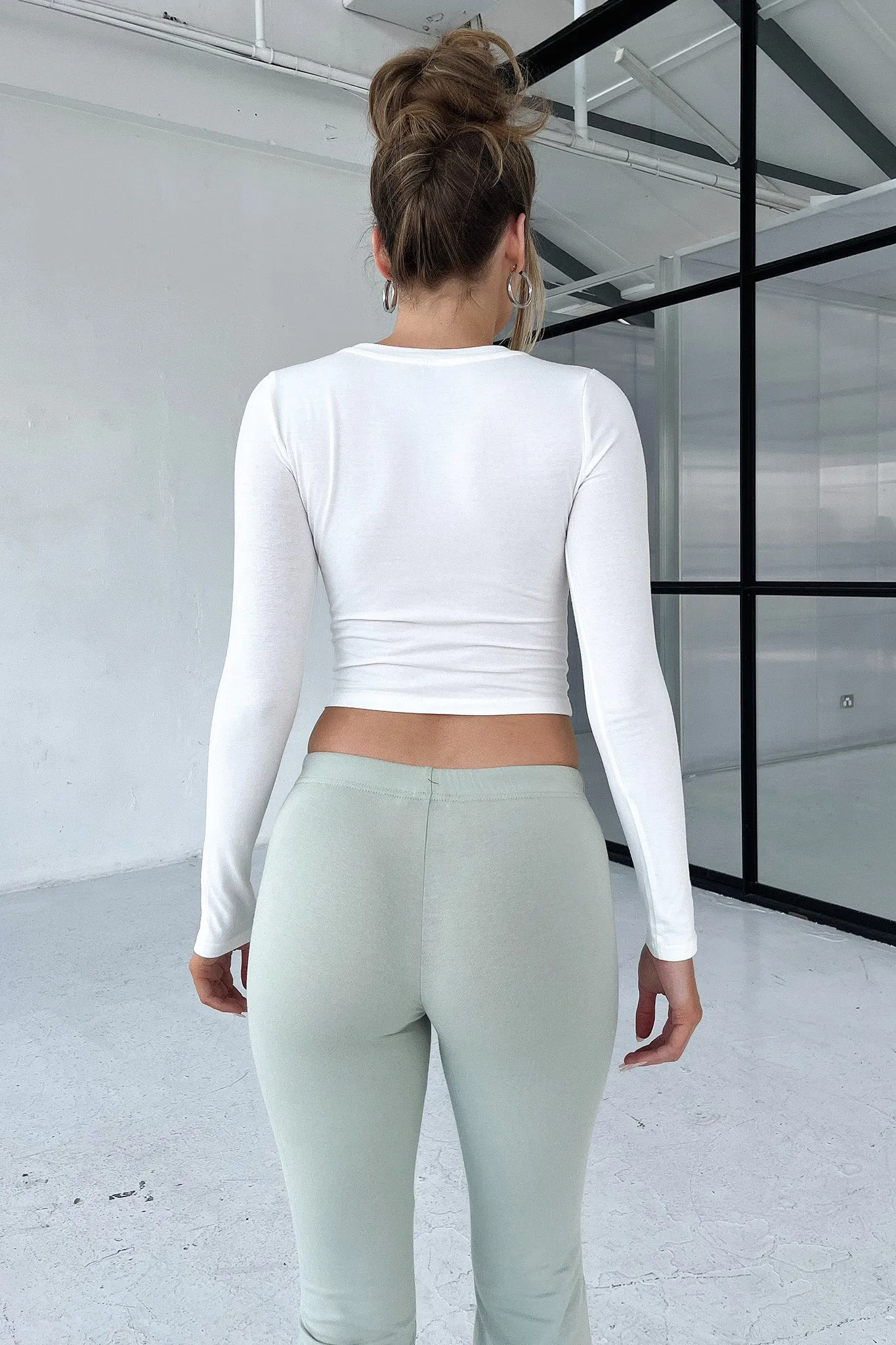 Bamba Long Sleeve Tee - White/Charcoal sold by Thats So Fetch product image thumbnail 3