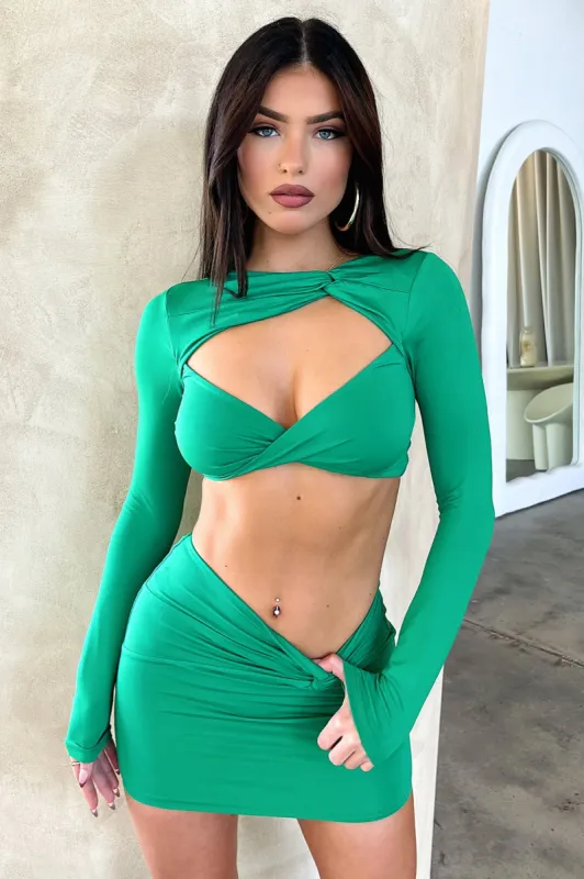 Anesha Crop - Green sold by Thats So Fetch