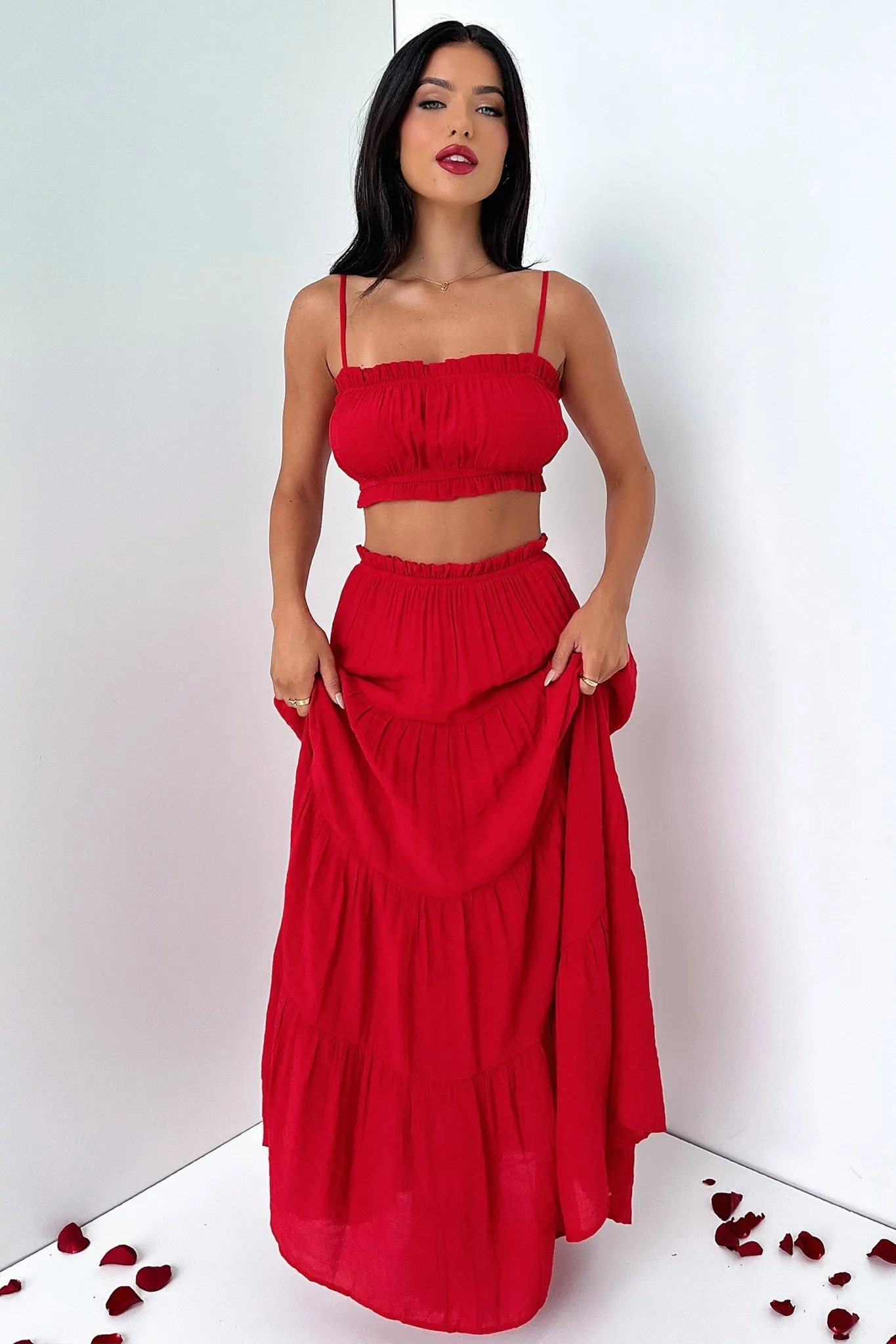 Selina Crop - Red sold by Thats So Fetch product image thumbnail 4