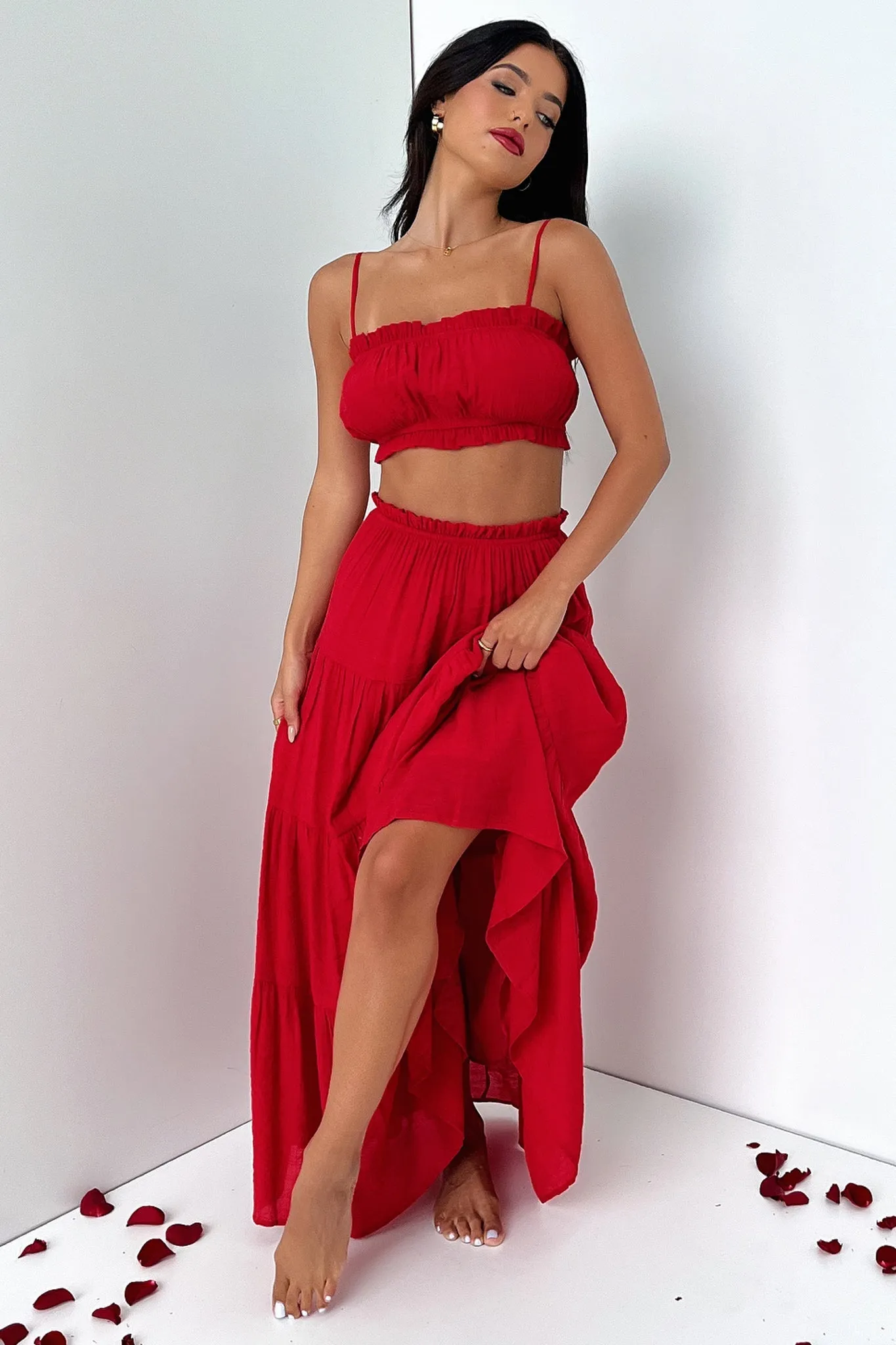 Selina Crop - Red sold by Thats So Fetch product image thumbnail 2