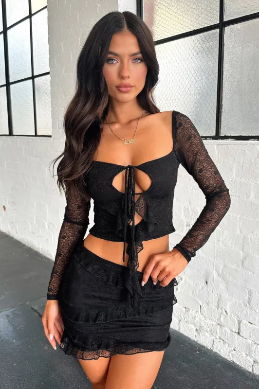 Festa Crop - Black sold by Thats So Fetch