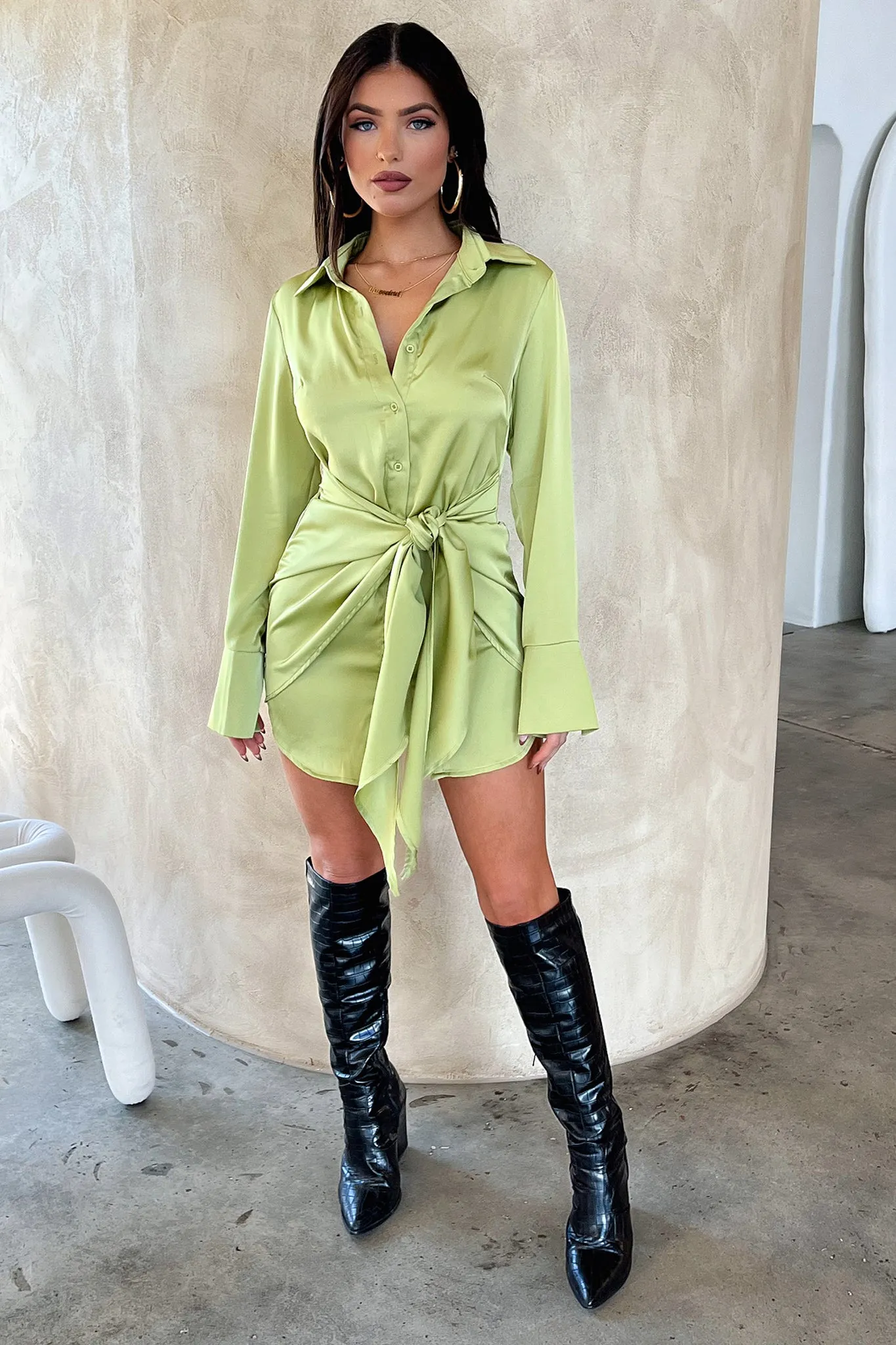 Alexa Dress - Green sold by Thats So Fetch product image thumbnail 2