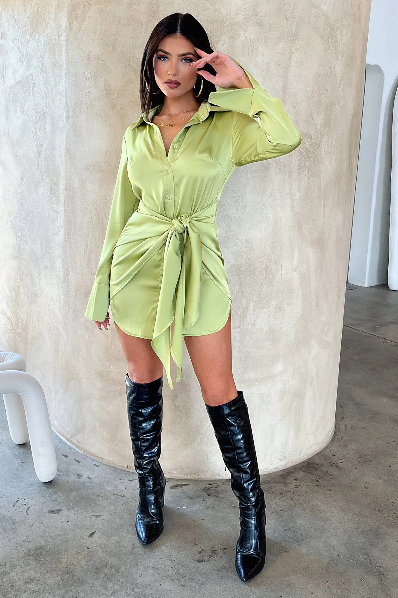 Alexa Dress - Green sold by Thats So Fetch product image thumbnail 5