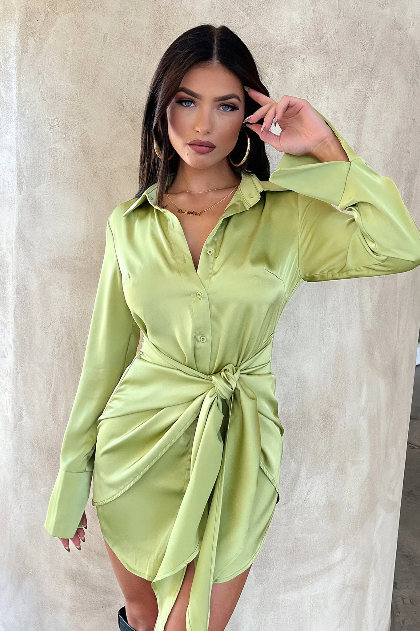 Alexa Dress - Green sold by Thats So Fetch product image thumbnail 3