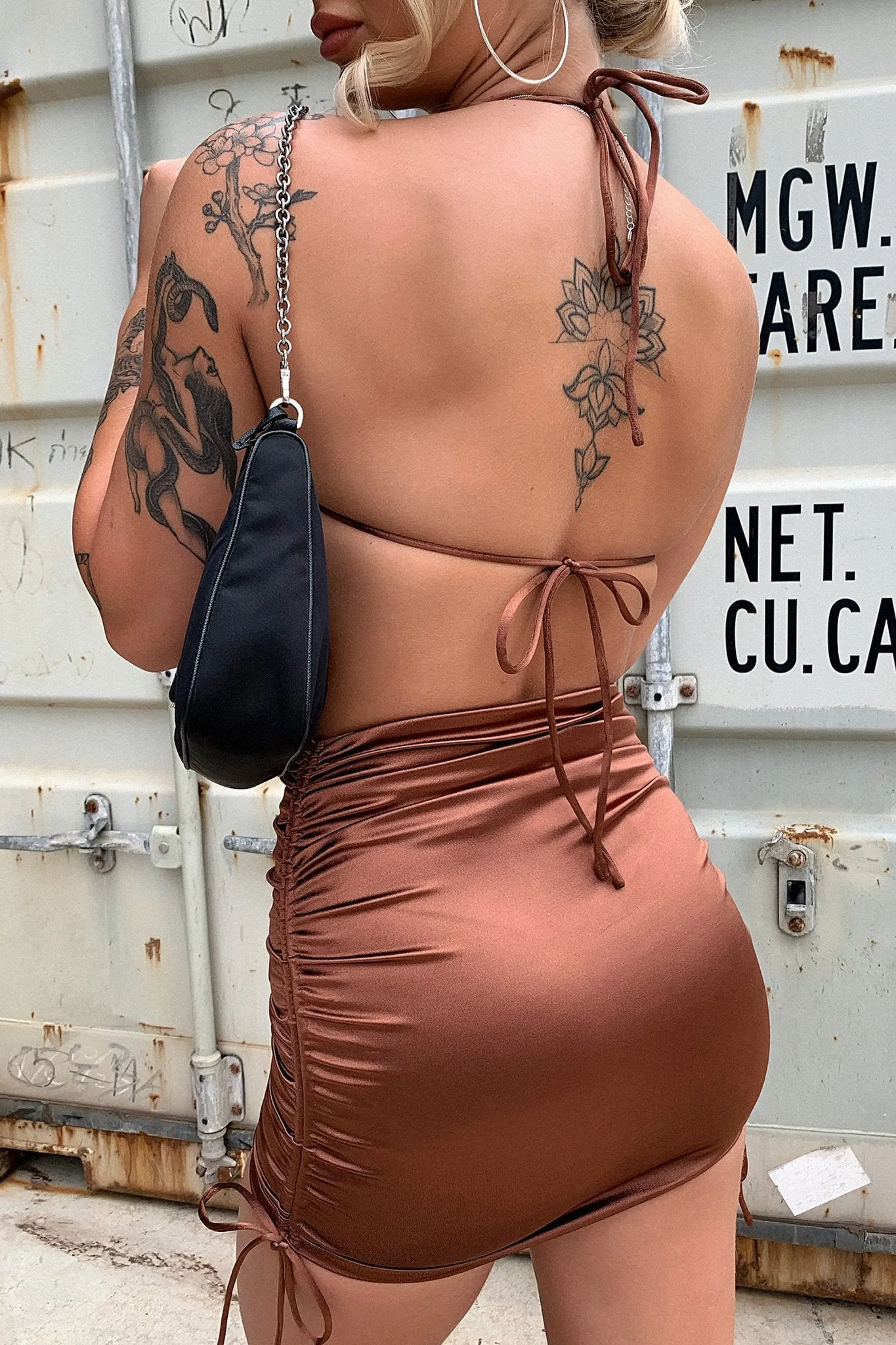 Alannah Skirt - Brown sold by Thats So Fetch product image thumbnail 3