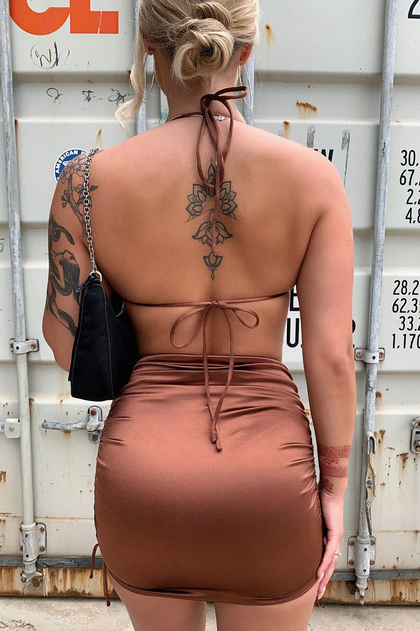 Alannah Skirt - Brown sold by Thats So Fetch product image thumbnail 2