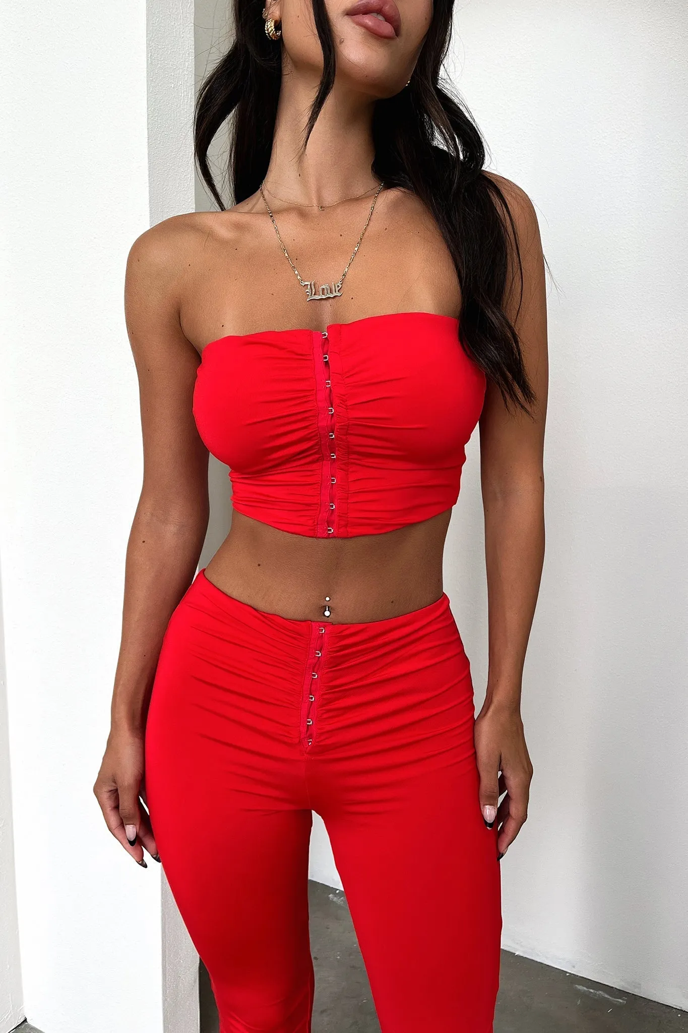 Tarla Crop - Red sold by Thats So Fetch
