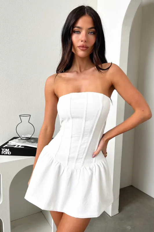 Melrose Dress - White sold by Thats So Fetch