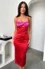 Krista Midi Dress - Red sold by Thats So Fetch