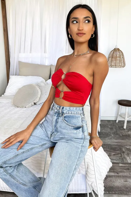 Mace Crop - Red sold by Thats So Fetch