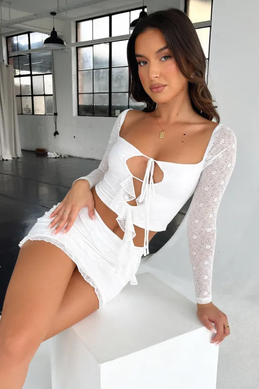 Festa Crop - White sold by Thats So Fetch