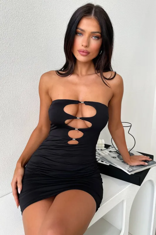 Miami Mini Dress - Black sold by Thats So Fetch